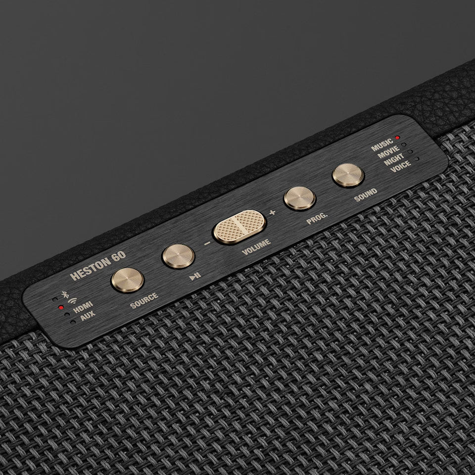 Marshall Heston 60 Dolby Atmos Soundbar – Black