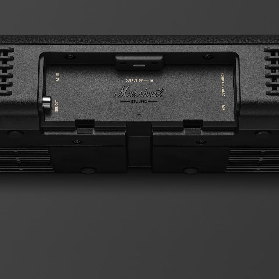 Marshall Heston 60 Dolby Atmos Soundbar – Black