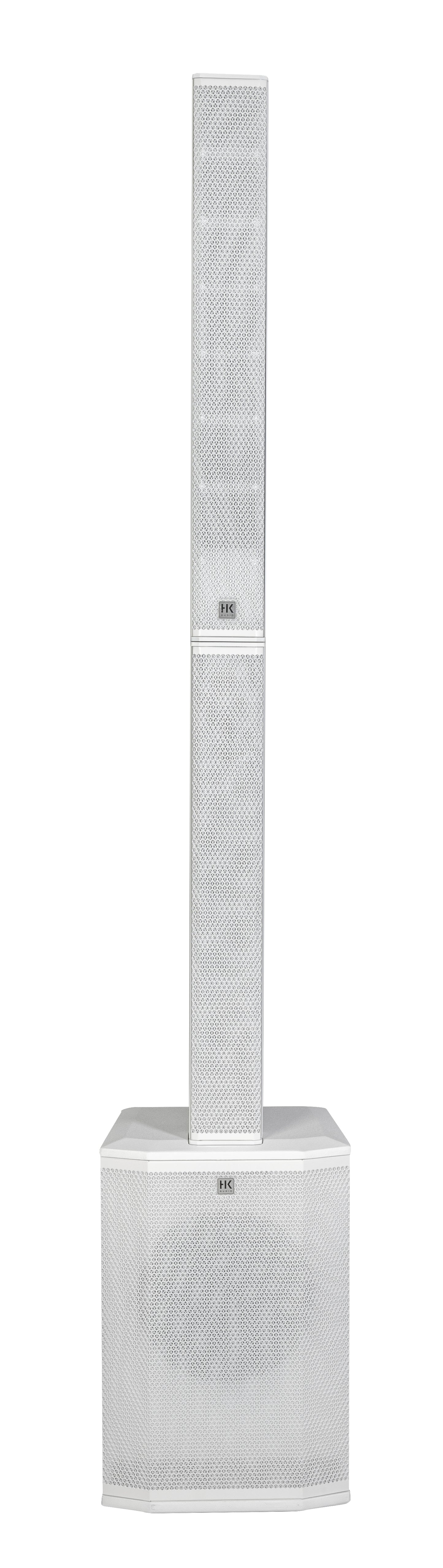 HK Audio POLAR 10 MK II 2000W Powered Column PA System with Bluetooth – White