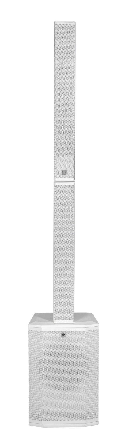 HK Audio POLAR 10 MK II 2000W Powered Column PA System with Bluetooth – White