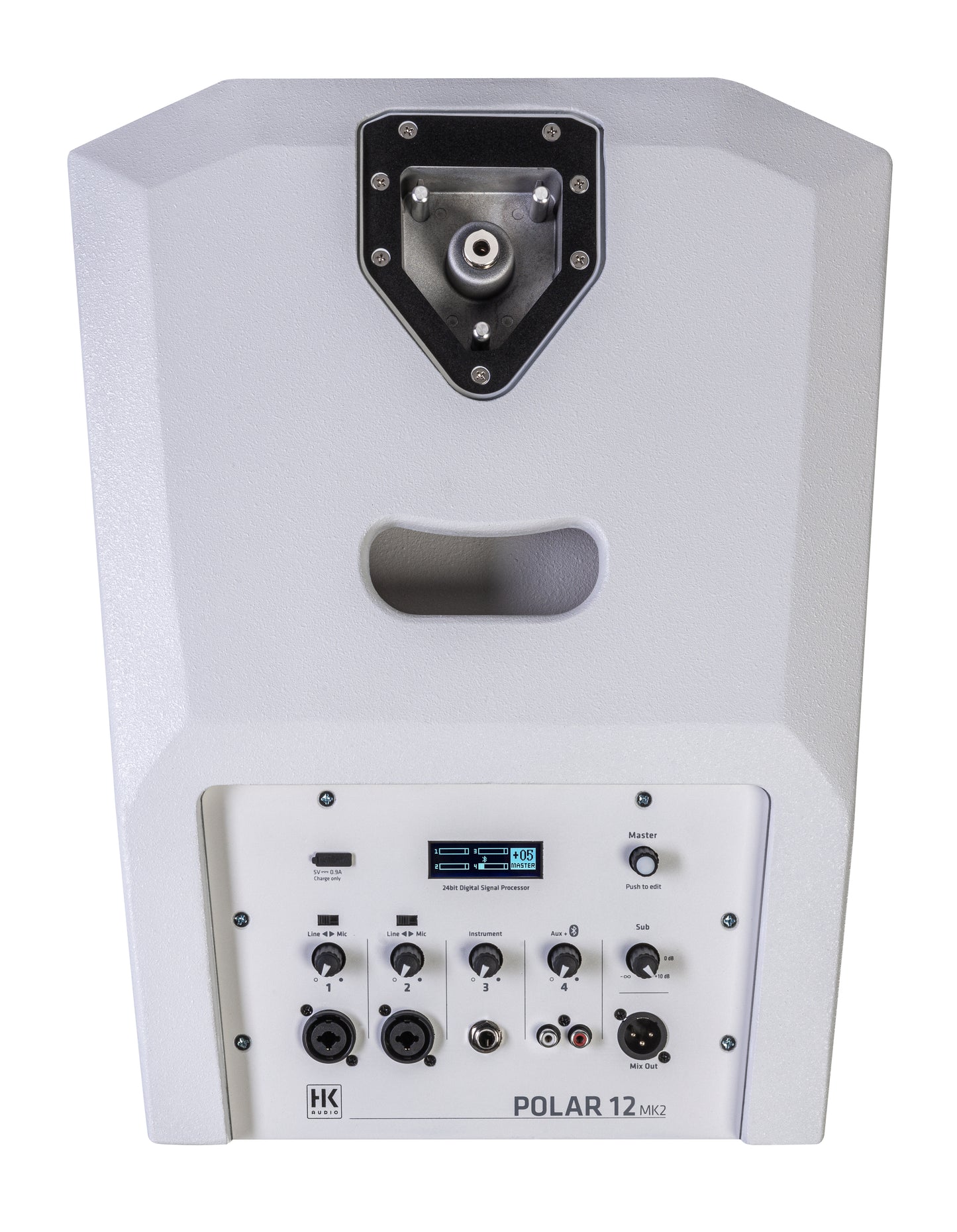 HK Audio POLAR 12 MK II Active Column PA System – White - Deccan Retail