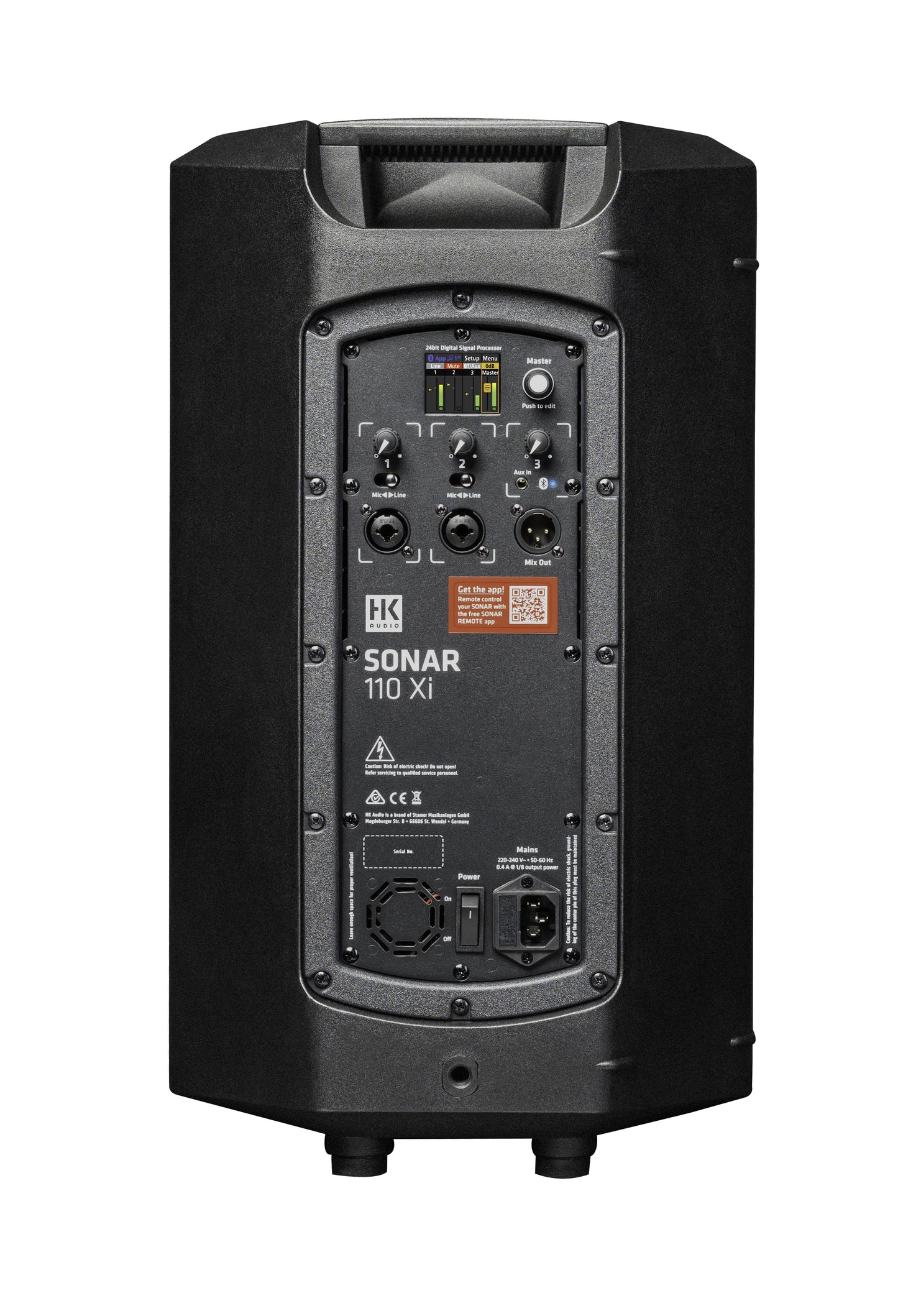 HK Audio SONAR 110 Xi Active 10" PA Speaker - Black - Deccan Retail
