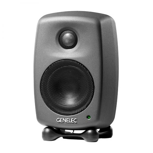 Genelec 8010A 50W Compact Active Studio Monitor Speaker – Grey - Deccan Retail