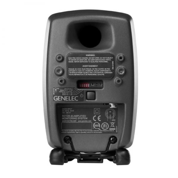 Genelec 8010A 50W Compact Active Studio Monitor Speaker – Grey - Deccan Retail